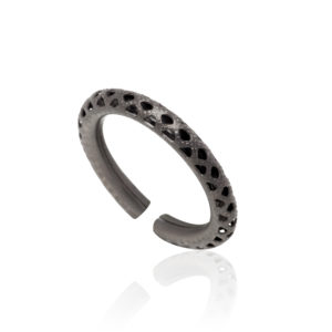 Lace ring black