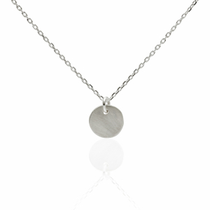 Small coin necklace silver 925