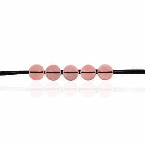 Coin bracelet pink gold