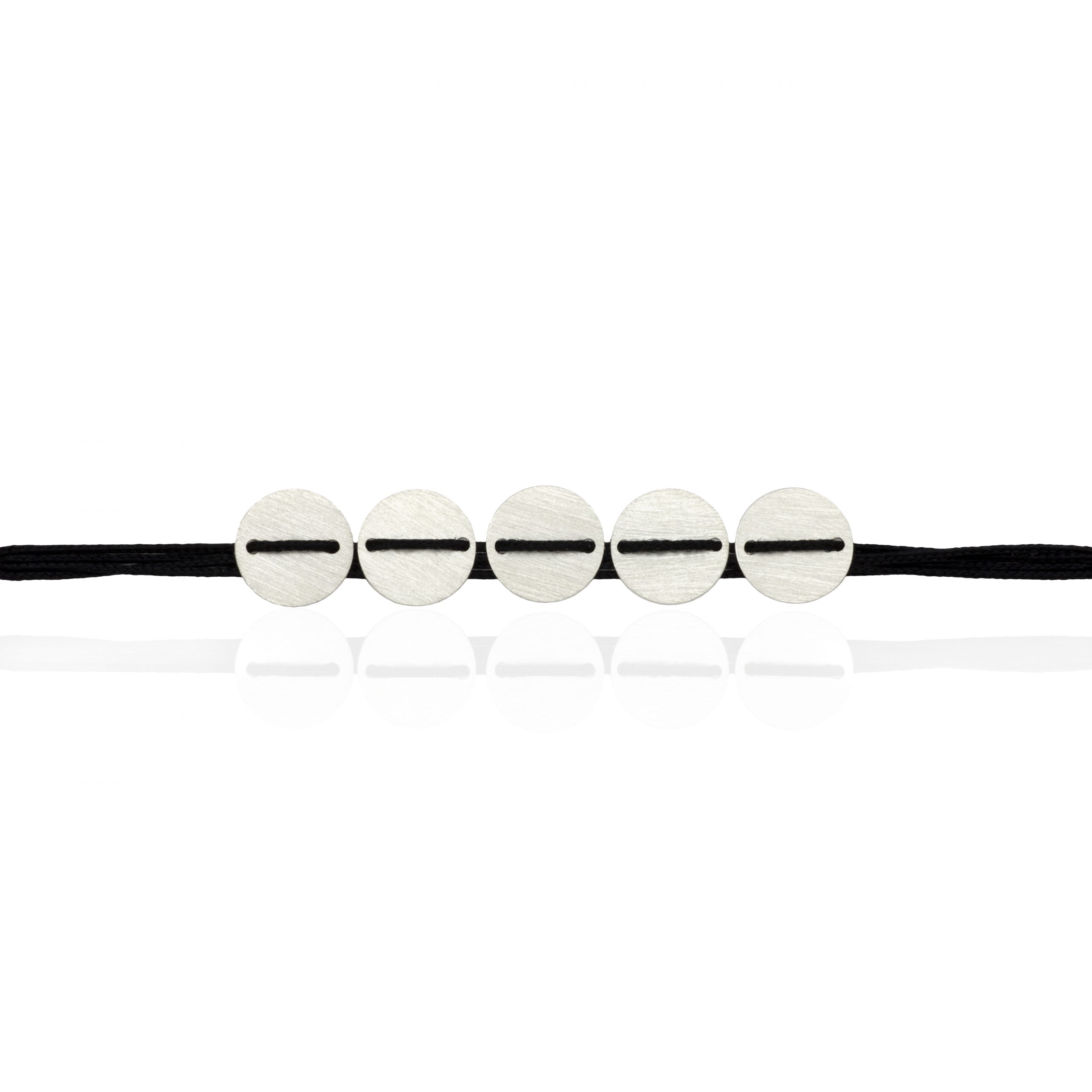 Coin bracelet silver