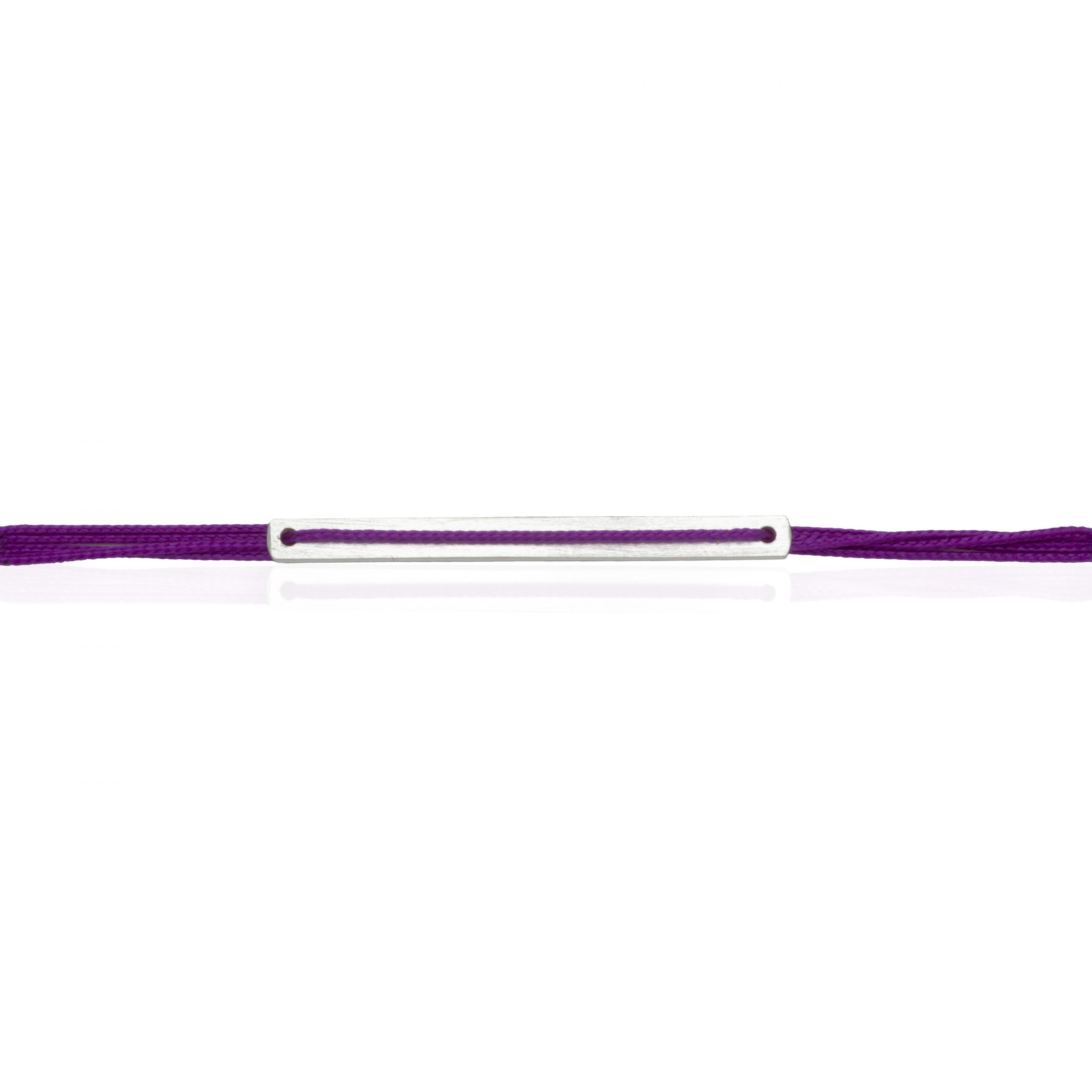 Bar bracelet purple
