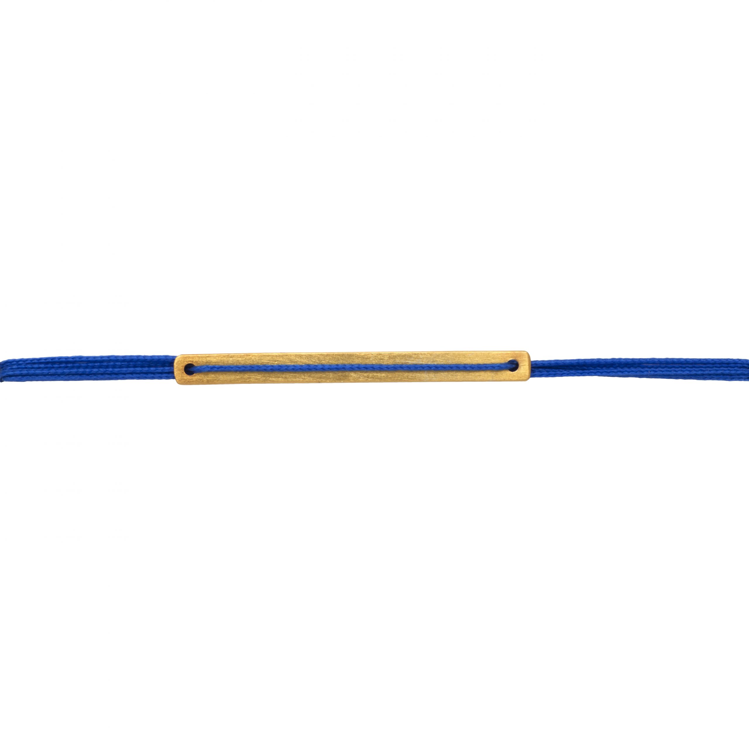 Bar bracelet blue