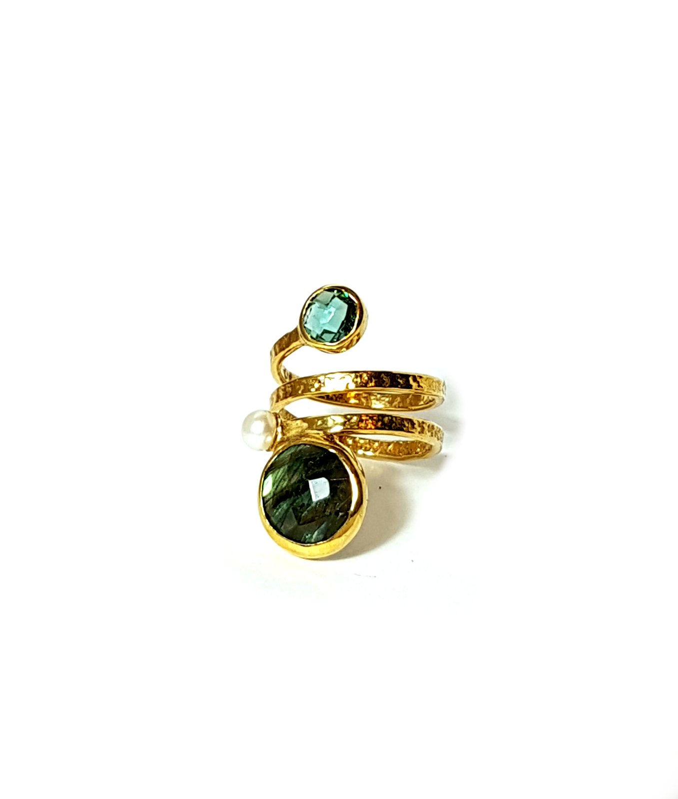 Labradorite ring