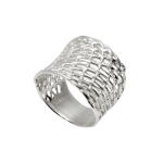 Dreamcatcher ring silver small thumbnail 1