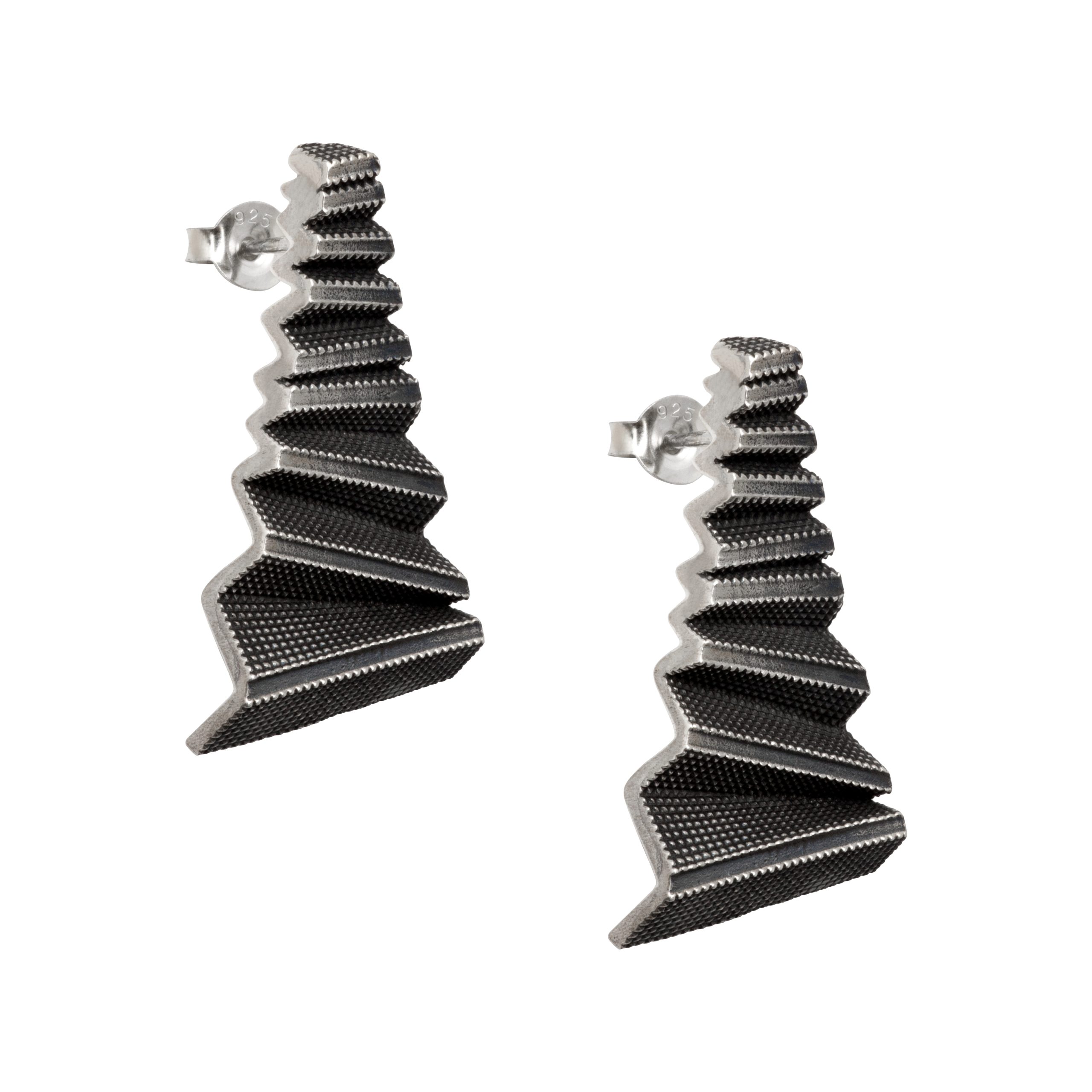Pyramid earrings