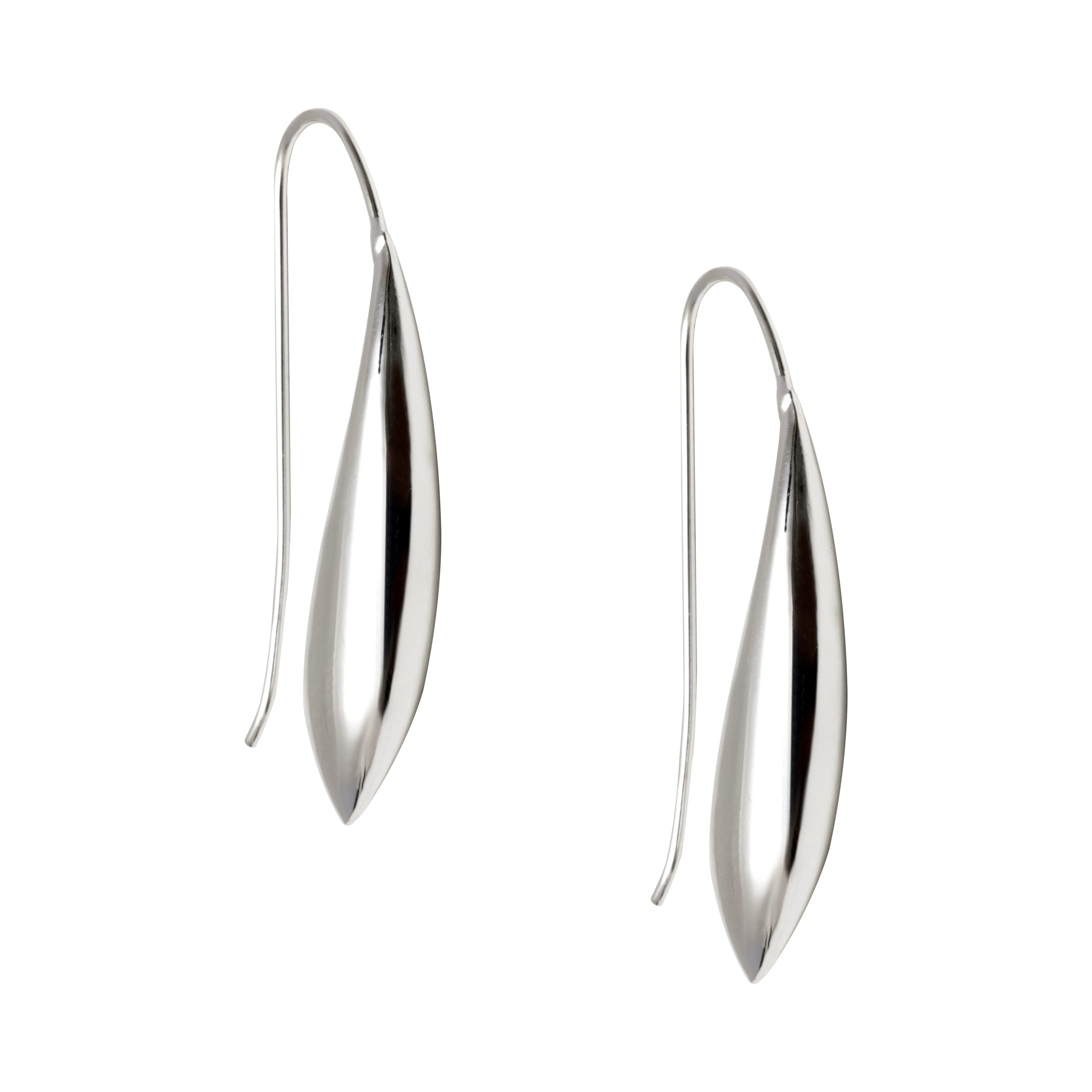 Drop earrings silver