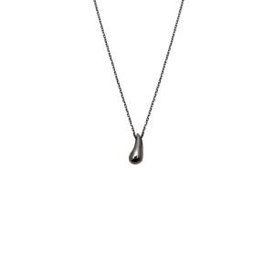Drop necklace black small