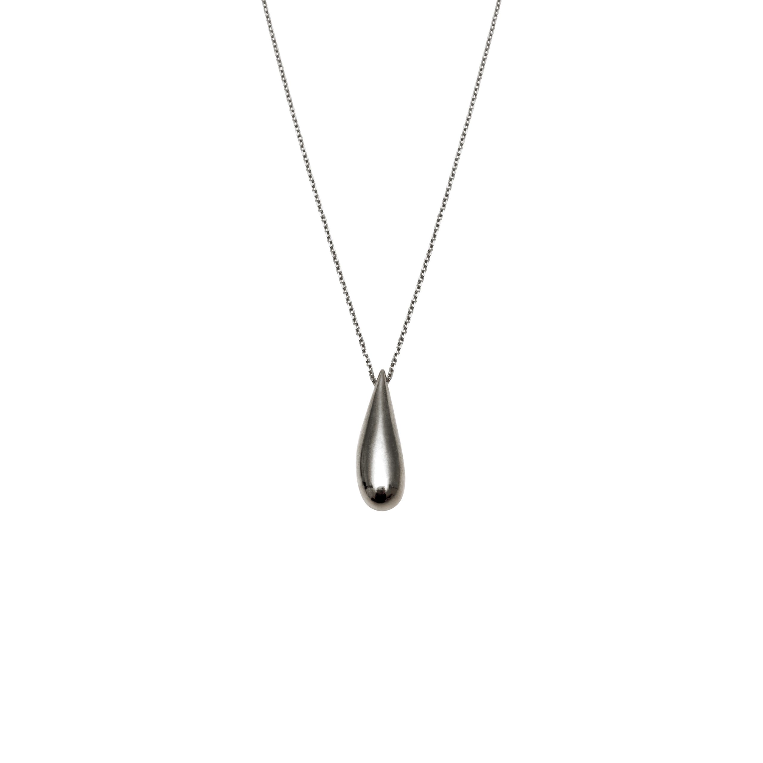 Drop necklace black large