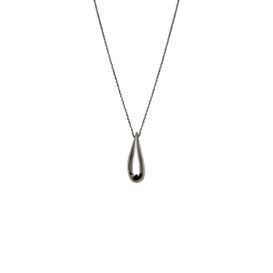 Drop necklace silver large