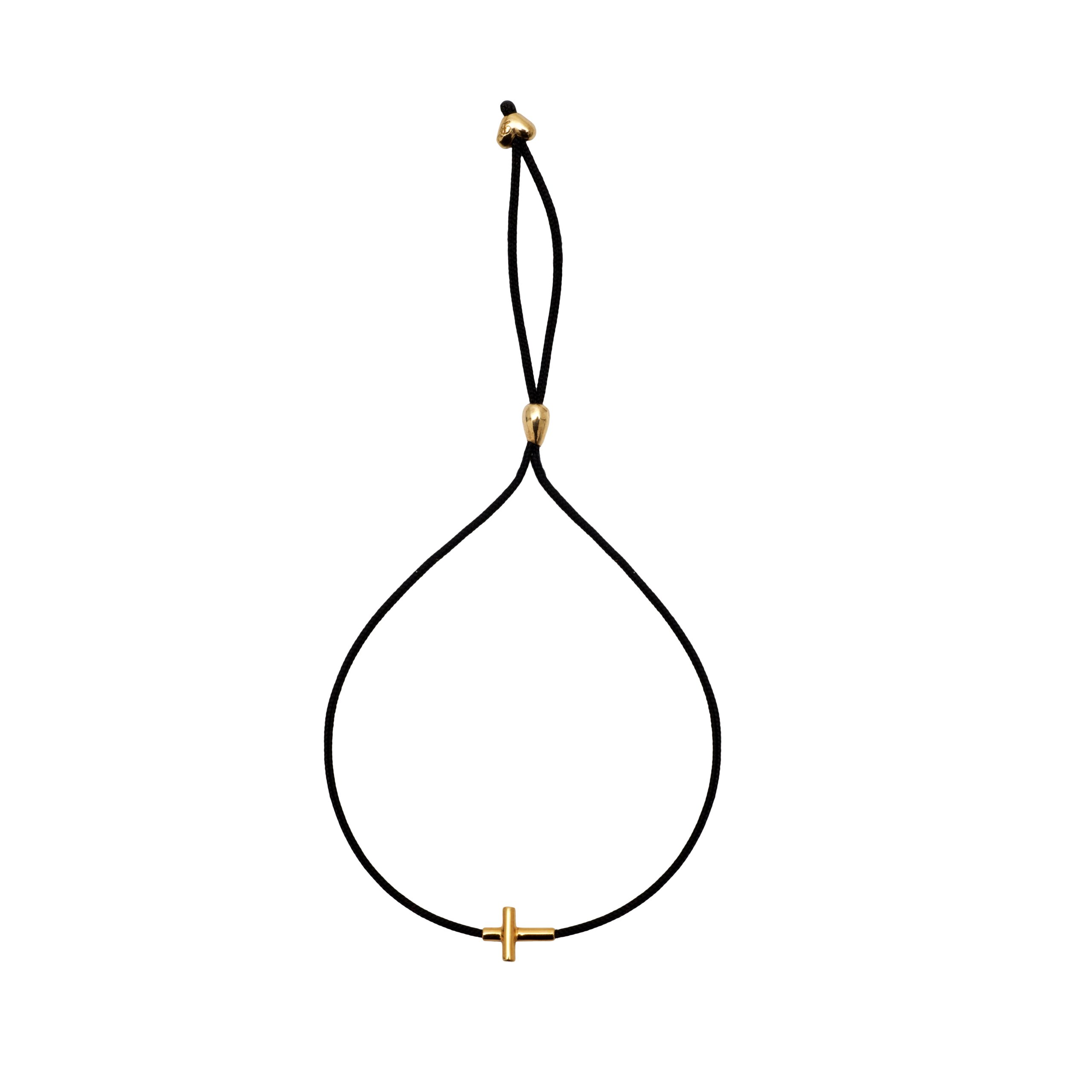 Cross bracelet gold