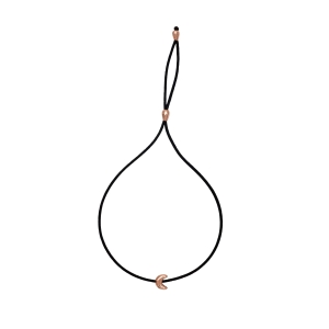 Moon bracelet pink gold