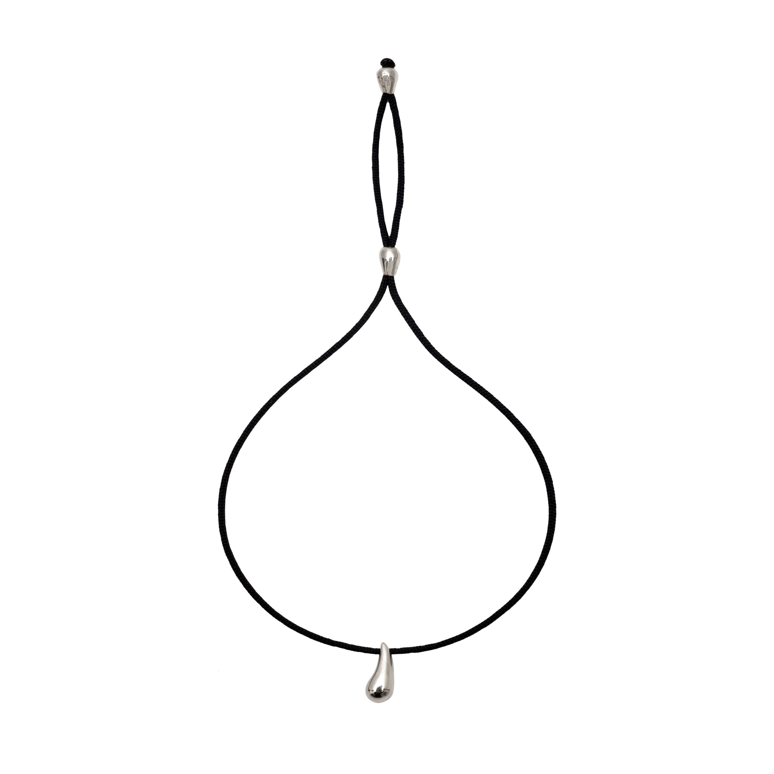 Drop bracelet silver