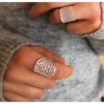 Dreamcatcher ring silver small thumbnail 2