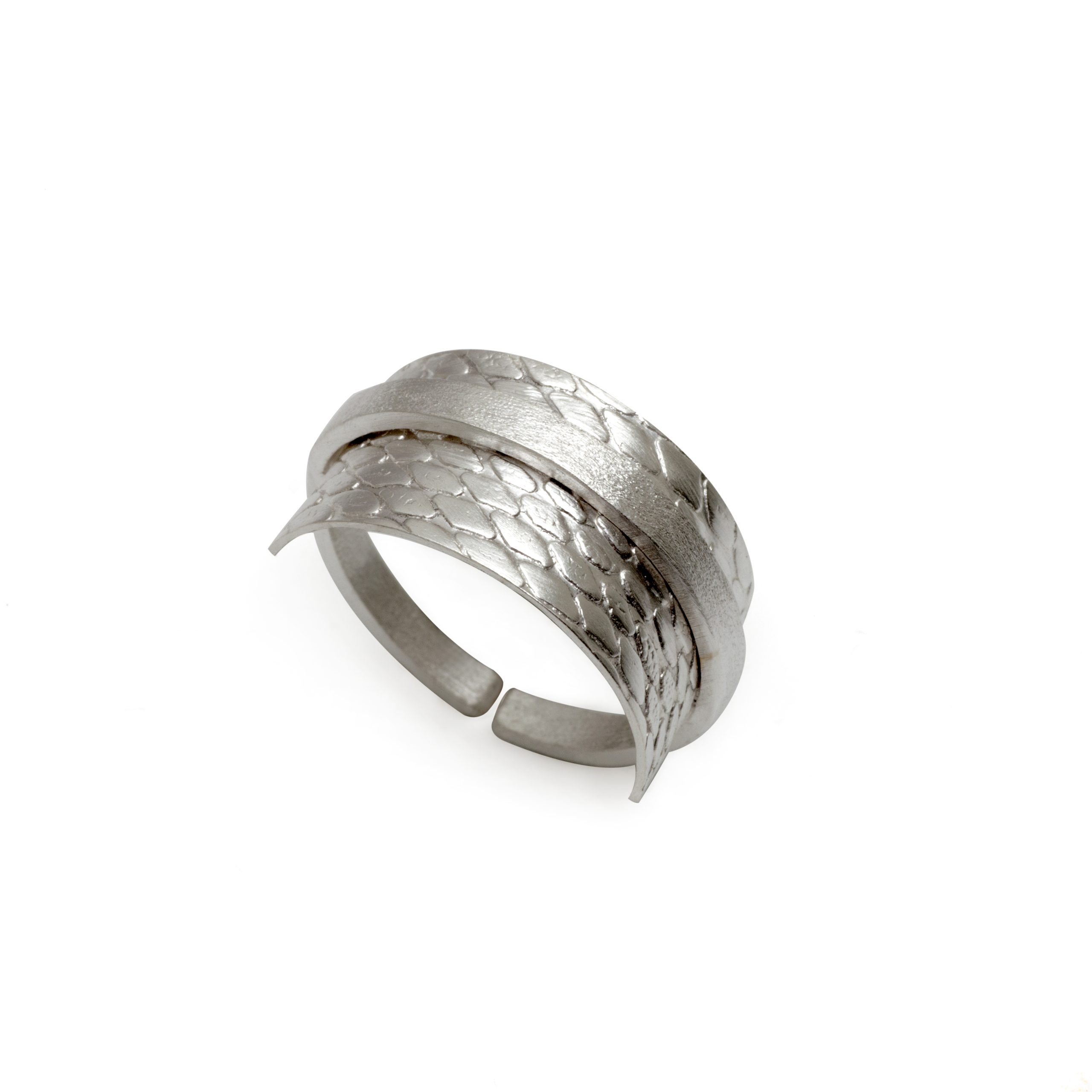 Double ring silver