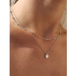 Small coin necklace silver 925 thumbnail 2