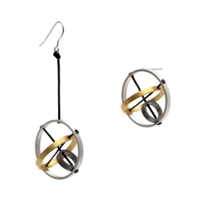 Circle 3D earrings