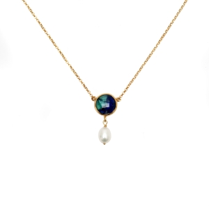 Azurmalachite pendant