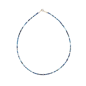Blue jade necklace