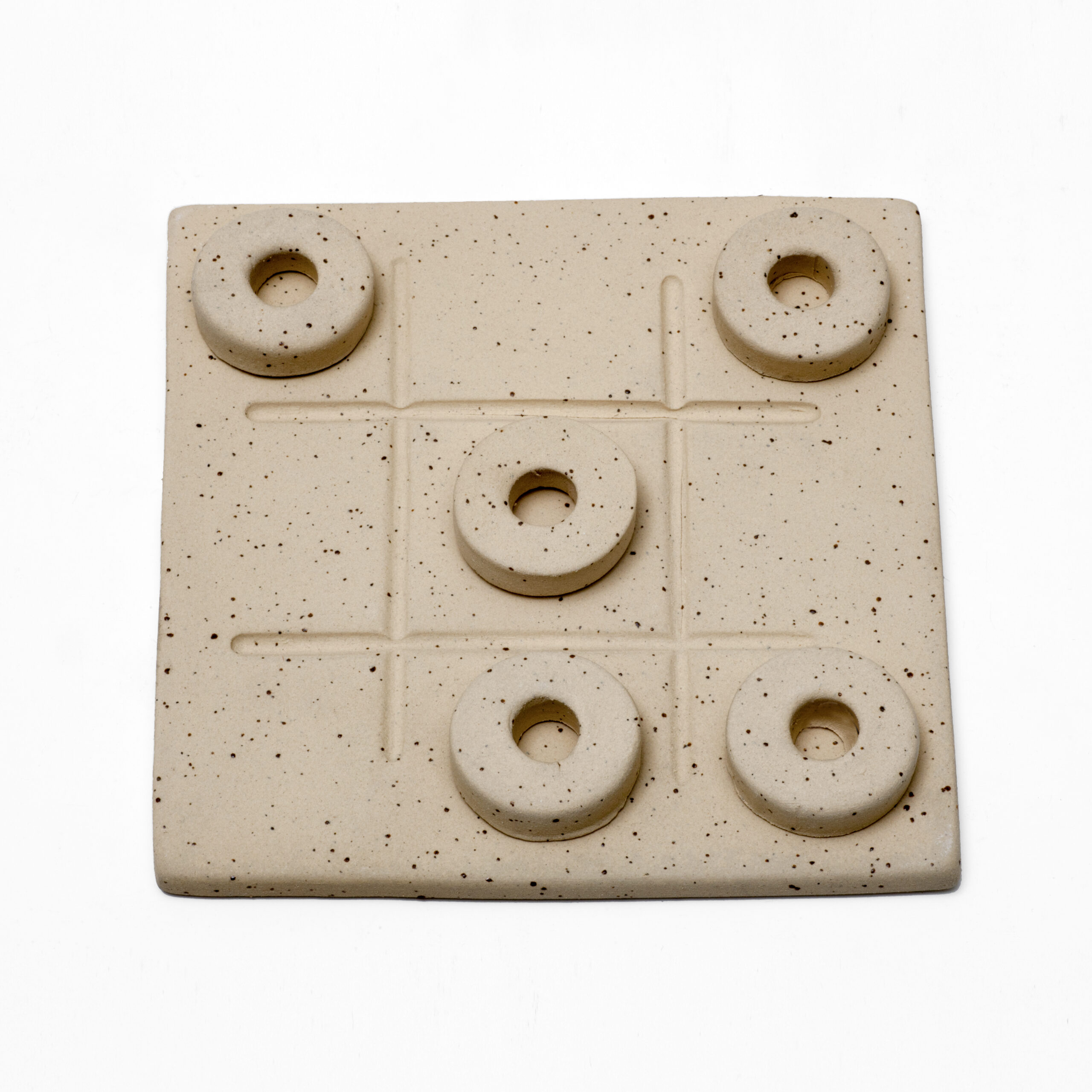 Tic tac toe charm monochromatic
