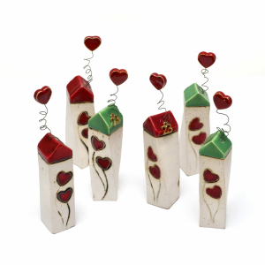 Charm house with hearts