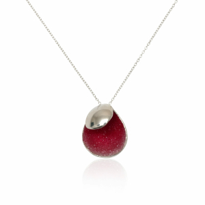 Red crystals necklace