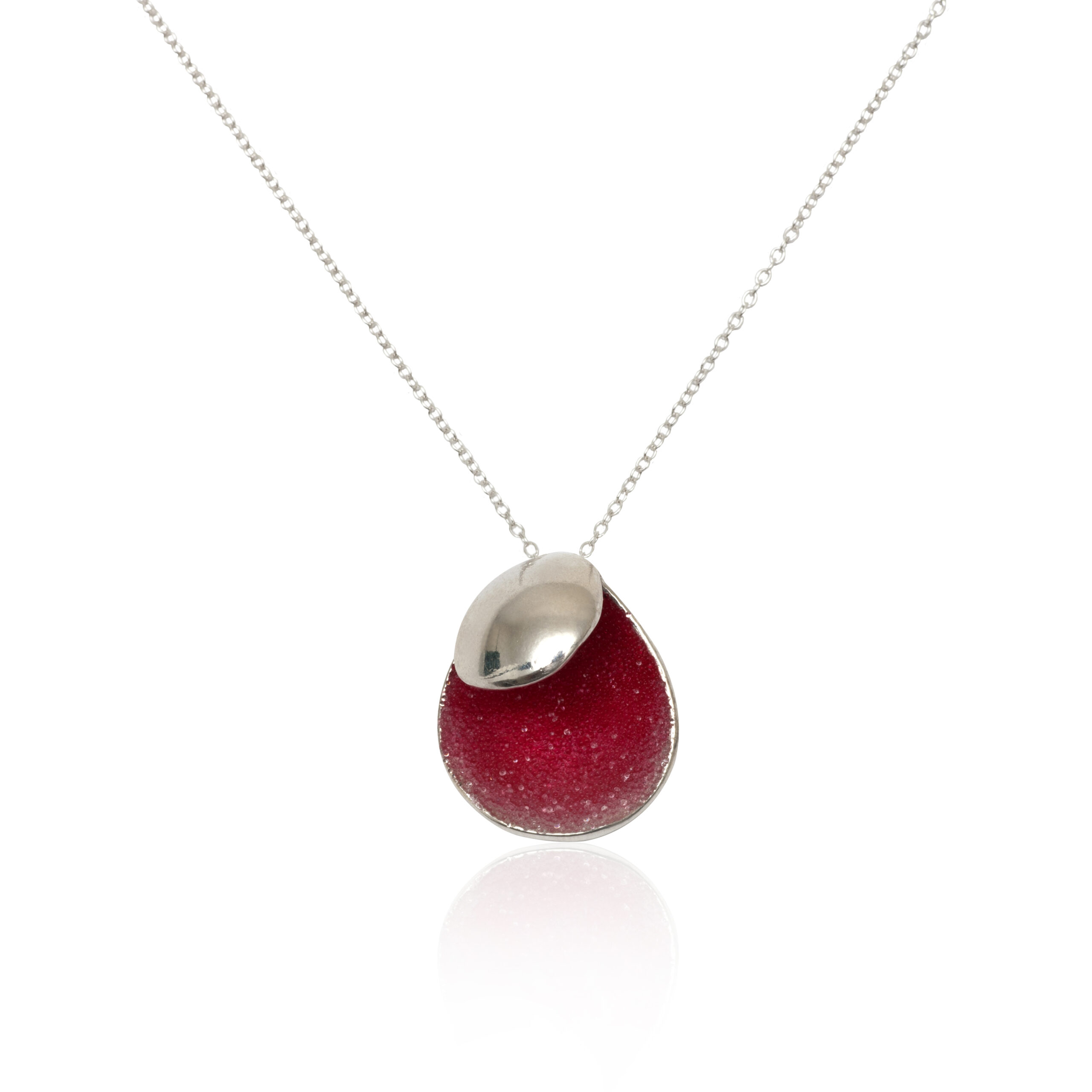 Red crystals necklace