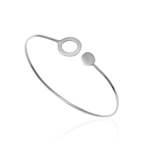 Double circle cuff bracelet