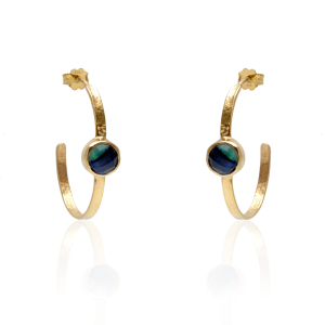 Azulicite hoops