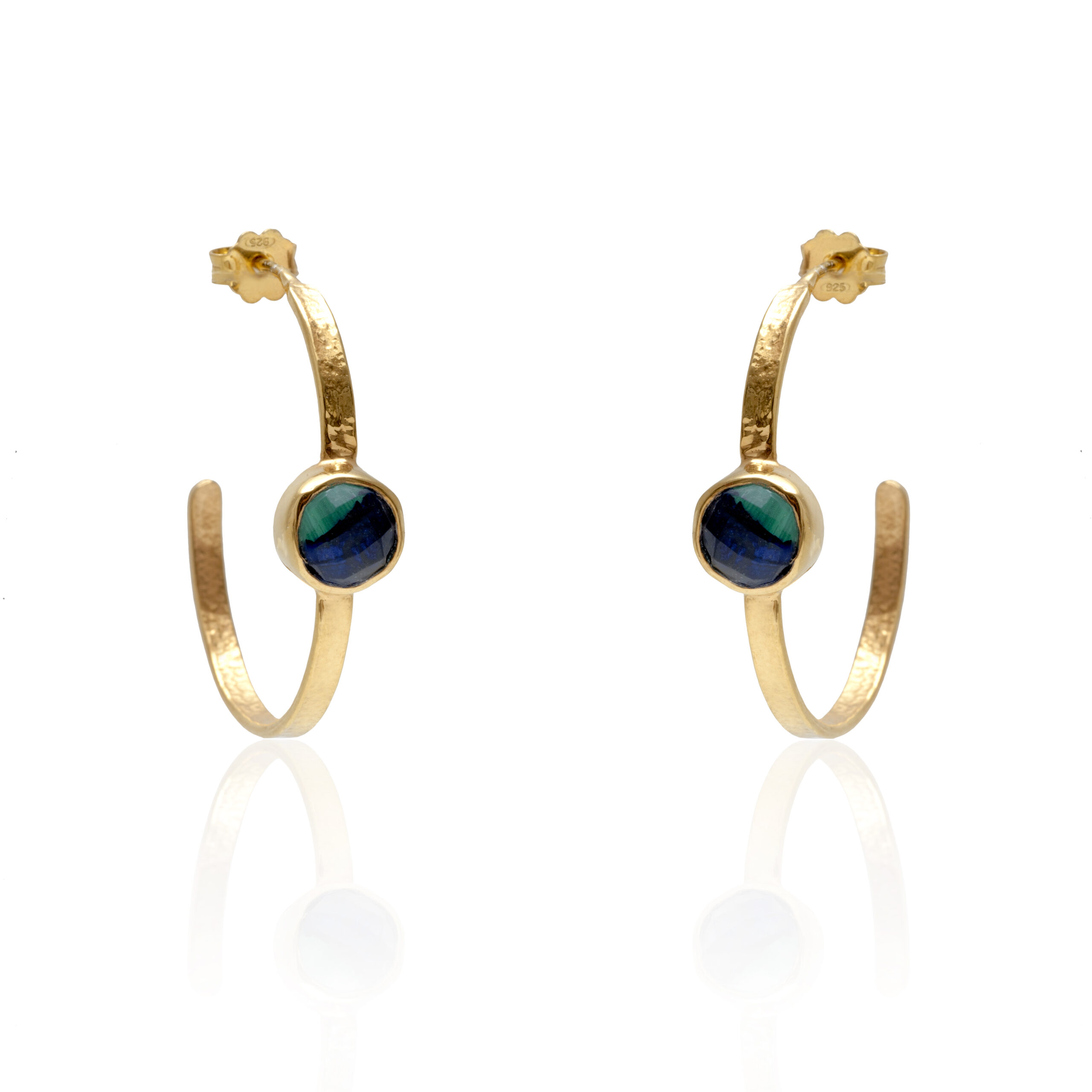 Azulicite hoops