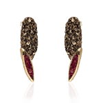 Bronze drop earrings thumbnail 2