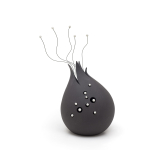 Dark grey pomegranate charm thumbnail 1