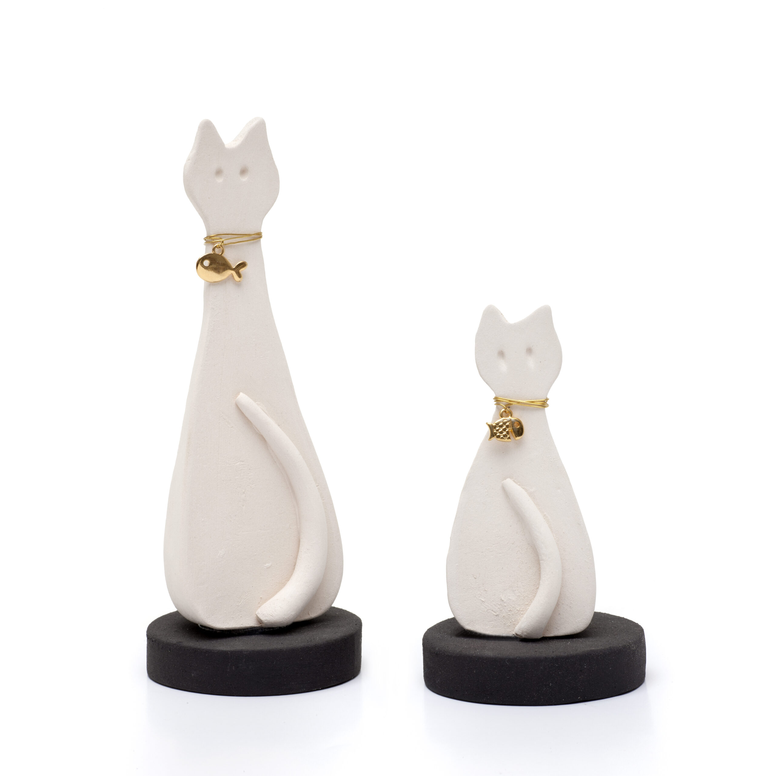 White cat charm