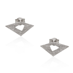 Geometric stud earrings thumbnail 1