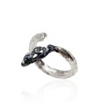 Engraved bronze twisted ring thumbnail 2