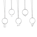 Minimal geometric necklace thumbnail 1