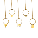 Minimal geometric necklace thumbnail 3