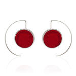 Pop earrings silver thumbnail 1