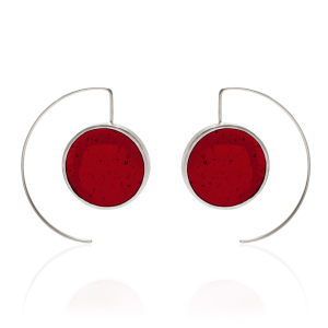 Pop earrings silver