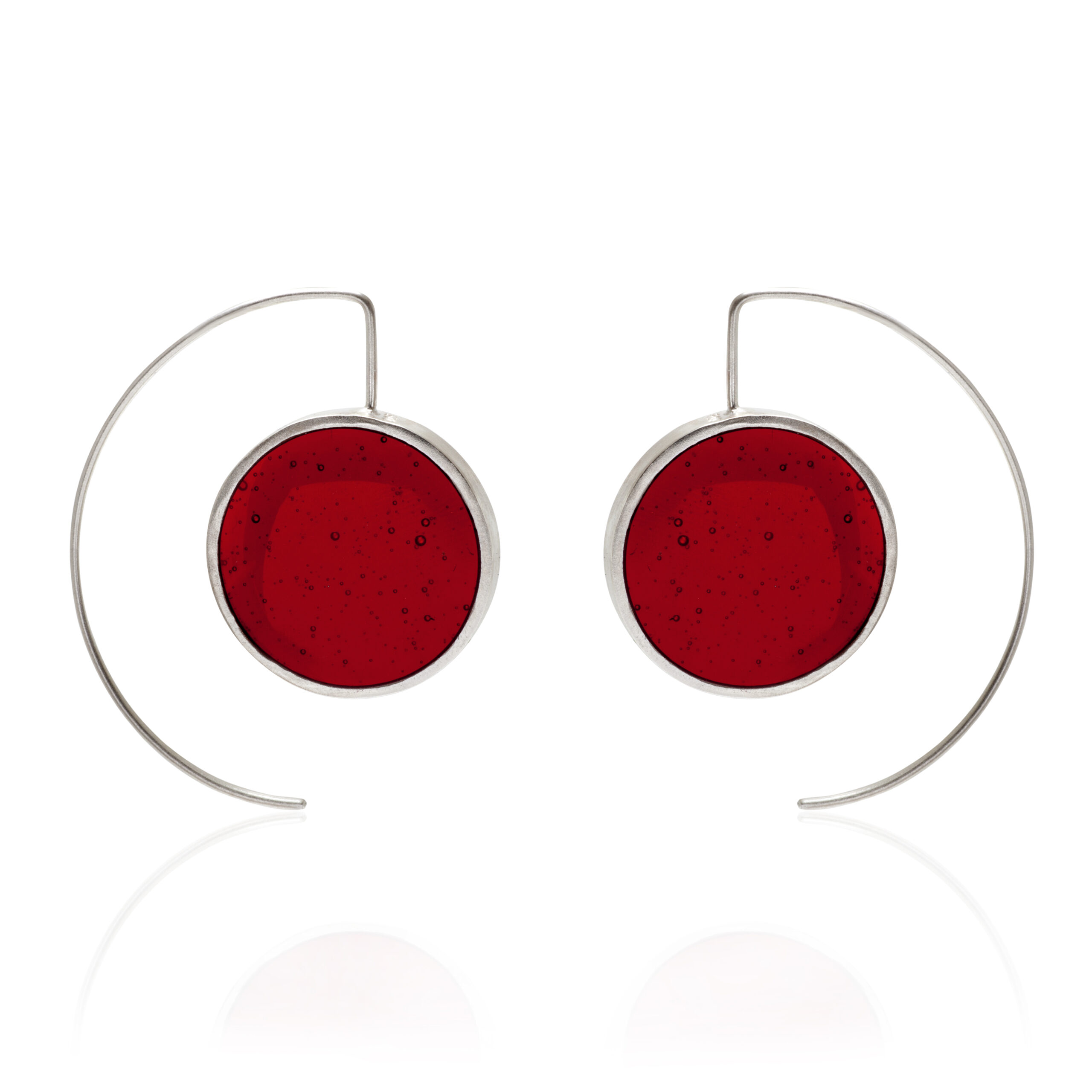 Pop earrings silver