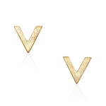 Half triangle earrings thumbnail 1