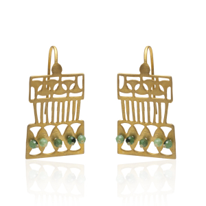Pyrgi earrings gold plated