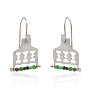 Pyrgi earrings zirgon agate