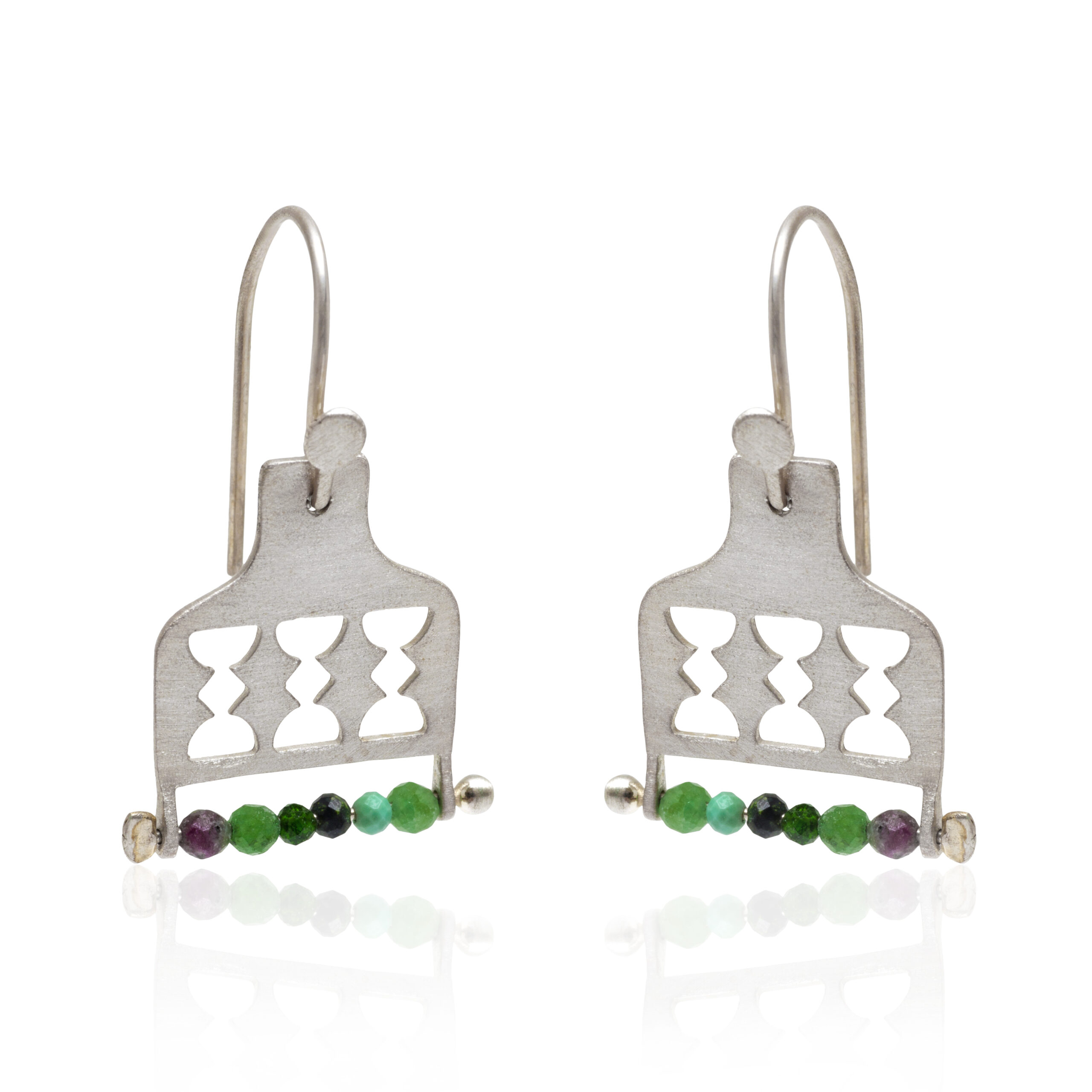 Pyrgi earrings zirgon agate