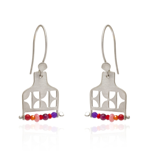 Pyrgi earrings tourmaline ruby