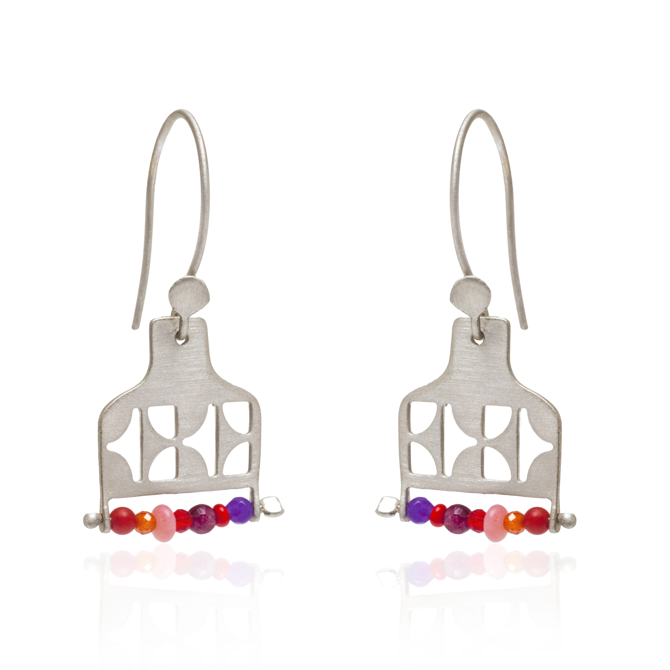 Pyrgi earrings tourmaline ruby