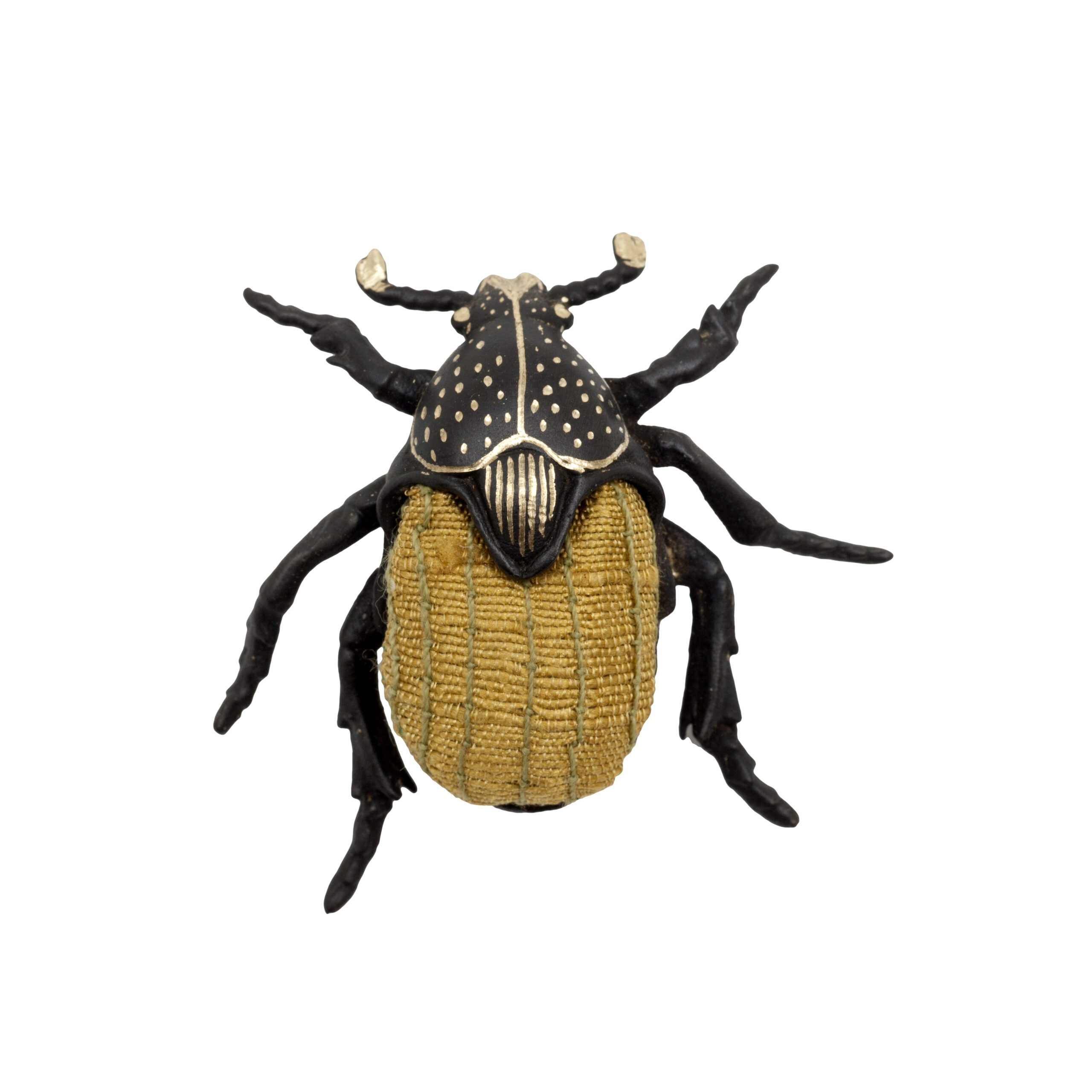Yellow beetle pin