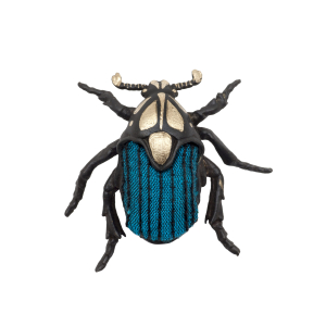 Blue beetle pin
