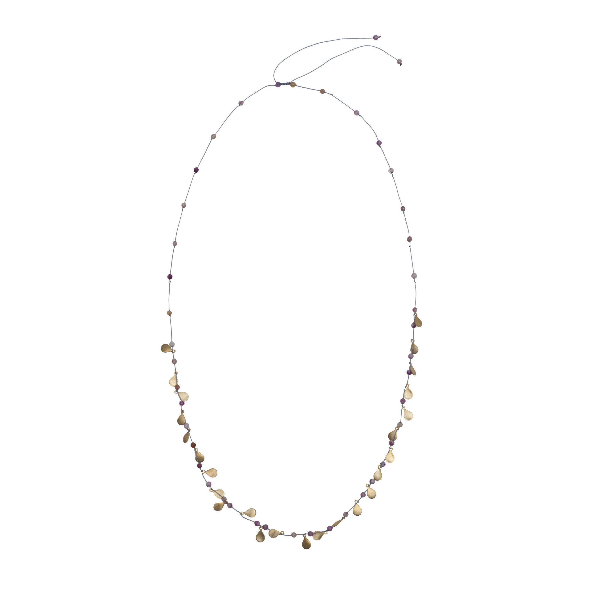 Gold drops necklace