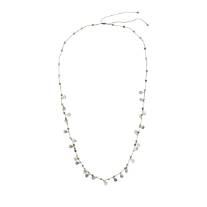 Silver drops necklace