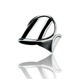 Paisley black ring